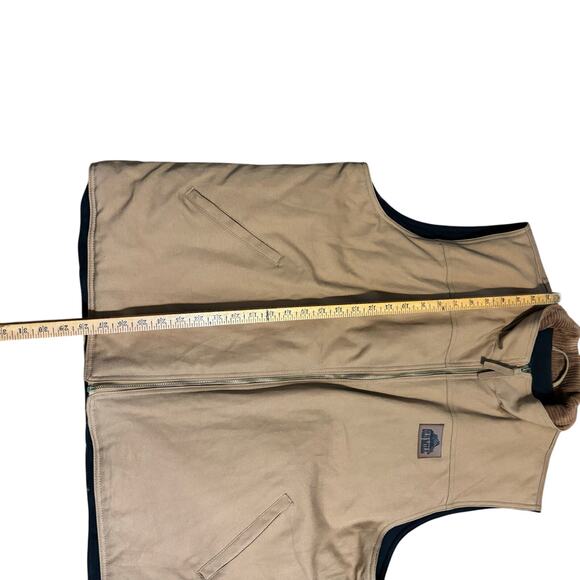 Old Mill Canvas Men Size XL Thinsulate Insulate Padded Brown Canvas Work Vest - Picture 6 of 7